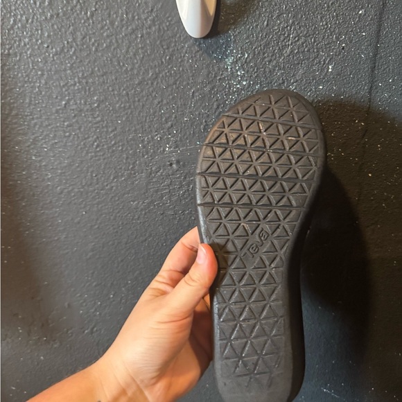 Teva Elegant Black and Grey Women's Wedge Sandals - Picture 3 of 6